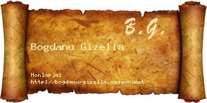 Bogdanu Gizella névjegykártya